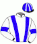 casaque portée par Goop Bjo. jockey du cheval de course MILLIONDOLLARRHYME (SE), information pmu ZETURF