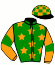 casaque portée par Chan Ka Hei A. jockey du cheval de course TOTAL POWER, information pmu ZETURF
