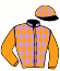 casaque portée par Hewitson L. jockey du cheval de course BOOM ALLIANCE, information pmu ZETURF
