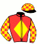 casaque portée par Avdulla Bre. jockey du cheval de course AUTUMN DELIGHT, information pmu ZETURF