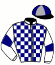 casaque portée par Poon M.F. jockey du cheval de course BRAVEHEARTS, information pmu ZETURF