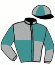 casaque portée par Velon Mlle M. jockey du cheval de course WIN WIN (DE), information pmu ZETURF