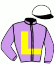 casaque portée par Huygens Mlle H. jockey du cheval de course GALINA DE LAHAYE (FR), information pmu ZETURF