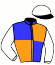 casaque portée par Valle Skar Mlle F. jockey du cheval de course LOVER MIMI, information pmu ZETURF