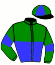 casaque portée par Gelormini G. jockey du cheval de course FOREVER DE PRESTES (FR), information pmu ZETURF