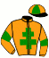 casaque portée par Verva Pie. Y. jockey du cheval de course BILLIE DE MONTFORT, information pmu ZETURF