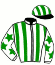 casaque portée par Kramer Mme K. jockey du cheval de course DELUXE EDITION, information pmu ZETURF
