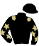 casaque portée par Verkaik F. jockey du cheval de course OST BERLIN NEWPORT, information pmu ZETURF