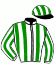 casaque portée par Hauber Mar. jockey du cheval de course SAVONAROLA, information pmu ZETURF
