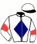 casaque portée par Holzschuh J. jockey du cheval de course JAILBIRD HILLPERON, information pmu ZETURF