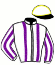 casaque portée par Panschow T. jockey du cheval de course NICOLE SCOTT, information pmu ZETURF