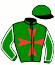 casaque portée par De Beer R. jockey du cheval de course HOWINGS CAVIAR, information pmu ZETURF