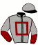 casaque portée par Vergos C. jockey du cheval de course MODO DI QUATTRO, information pmu ZETURF