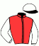 casaque portée par Dion Tesselaar jockey du cheval de course MADAME DREAM, information pmu ZETURF