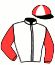 casaque portée par Besnier H. jockey du cheval de course SO CHIVALRY, information pmu ZETURF