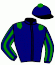casaque portée par Boche D. jockey du cheval de course ASTRAL SPIRIT, information pmu ZETURF