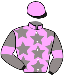 casaque portée par Poirier M. jockey du cheval de course IN LOVE DE CHARDET, information pmu ZETURF