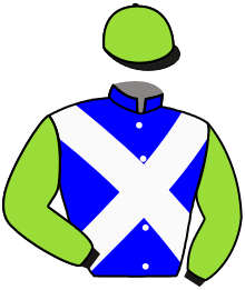 casaque portée par Meury G. jockey du cheval de course SHOOTER, information pmu ZETURF