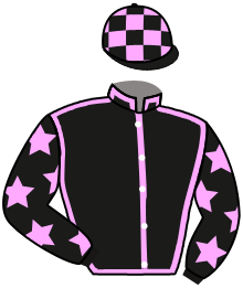 casaque portée par Levesque War. jockey du cheval de course STELLO TALLY, information pmu ZETURF