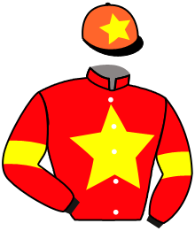 casaque portée par Reveley J. jockey du cheval de course LAUREAT D ' ATHOU, information pmu ZETURF