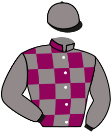 casaque portée par Zuliani A. jockey du cheval de course TENNESEE BASC, information pmu ZETURF