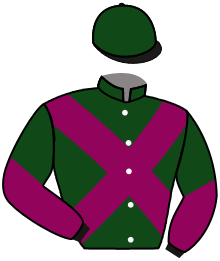 casaque portée par Coupu A. jockey du cheval de course JORIS, information pmu ZETURF