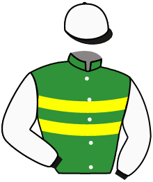 casaque portée par Besnier H. jockey du cheval de course PAREIAS PRINZ, information pmu ZETURF casaque portée par Besnier H. jockey du cheval de course PAREIAS PRINZ, information pmu ZETURF
