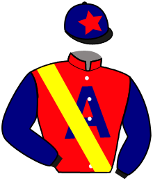 casaque portée par Veron F. jockey du cheval de course DSCHINGIS NOBLESSE, information pmu ZETURF casaque portée par Veron F. jockey du cheval de course DSCHINGIS NOBLESSE, information pmu ZETURF