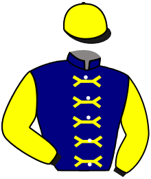 casaque portée par Pietsch A. jockey du cheval de course DATO, information pmu ZETURF