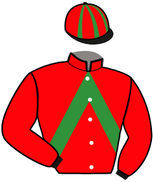 casaque portée par Daougabel M. jockey du cheval de course GRACIEUSE MIC, information pmu ZETURF