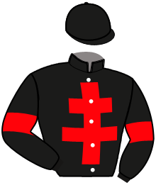 casaque portée par Gazengel C. jockey du cheval de course GASC, information pmu ZETURF