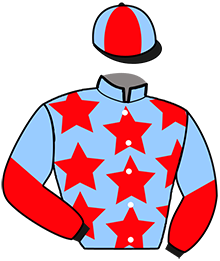 casaque portée par Chavatte J. jockey du cheval de course JUMPER STAR, information pmu ZETURF casaque portée par Chavatte J. jockey du cheval de course JUMPER STAR, information pmu ZETURF