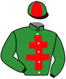 casaque portée par Rochard B. jockey du cheval de course FUN DE BANVILLE, information pmu ZETURF