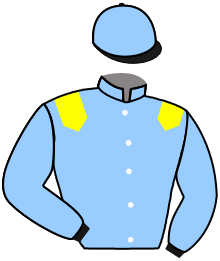 casaque portée par Sanchez Gar. jockey du cheval de course VOYAGEUSE DU MATIN, information pmu ZETURF