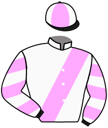 casaque portée par Weissmeier Mlle E. R. jockey du cheval de course ZARQANA, information pmu ZETURF casaque portée par Weissmeier Mlle E. R. jockey du cheval de course ZARQANA, information pmu ZETURF