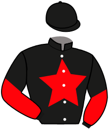casaque portée par Schotter Mlle C. jockey du cheval de course HELIOS DU TAY, information pmu ZETURF