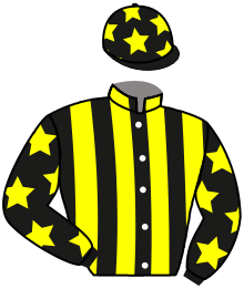 casaque portée par Demuro C. jockey du cheval de course PRINCESSE SAPHIR, information pmu ZETURF