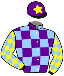 casaque portée par Hardouin E. jockey du cheval de course INNOVATOR, information pmu ZETURF