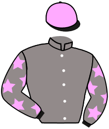 casaque portée par Eon Mlle M. jockey du cheval de course MY BLACK LADY, information pmu ZETURF
