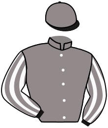 casaque portée par Madamet A. jockey du cheval de course NOCE D'OR, information pmu ZETURF