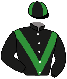 casaque portée par T.piccone jockey du cheval de course WINTER CLASSIC, information pmu ZETURF