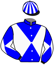 casaque portée par Forest M. jockey du cheval de course ITALO, information pmu ZETURF