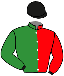 casaque portée par Mekouche Mlle A. jockey du cheval de course DANCE AHEAD, information pmu ZETURF