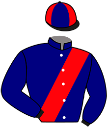 casaque portée par Bazire J. M. jockey du cheval de course LUTIN JABA, information pmu ZETURF