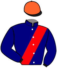 casaque portée par Bazire J. M. jockey du cheval de course NAOMI BROS, information pmu ZETURF