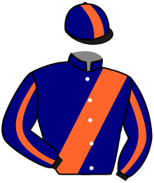 casaque portée par Crastus A. jockey du cheval de course AZAMASTAM, information pmu ZETURF