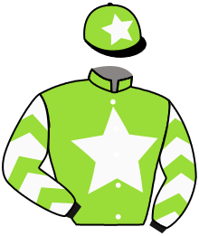 casaque portée par Hardouin E. jockey du cheval de course LA MOMY, information pmu ZETURF