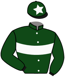 casaque portée par Piccone T. jockey du cheval de course ROHIRRIM LASS, information pmu ZETURF