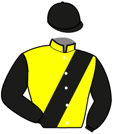 casaque portée par Stoehr D. jockey du cheval de course IGNACE DE BAUBRIE, information pmu ZETURF