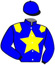 casaque portée par Peltier S. jockey du cheval de course KING FAST, information pmu ZETURF